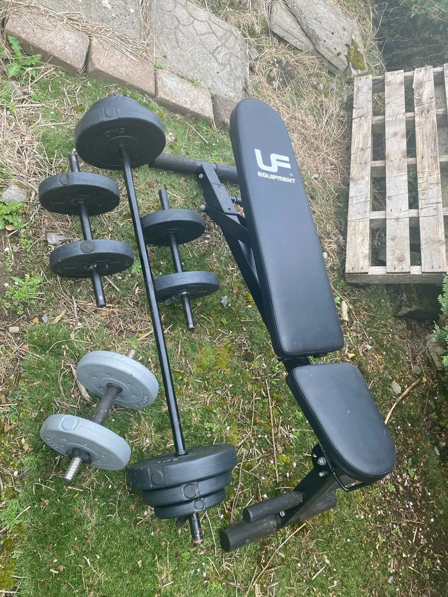 Bench press x2 x3 dumbles x2 bars - Image 1