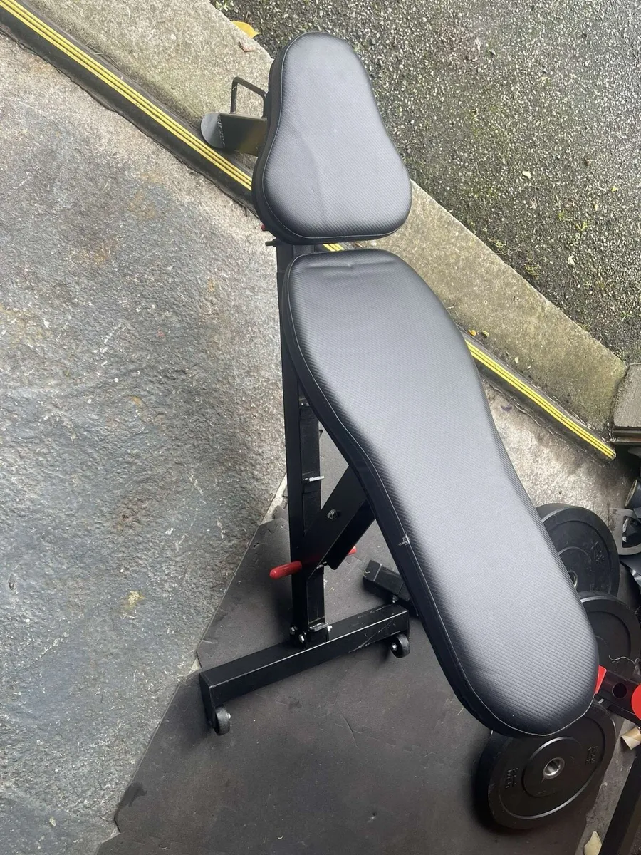 Squat rack and bench - Image 2