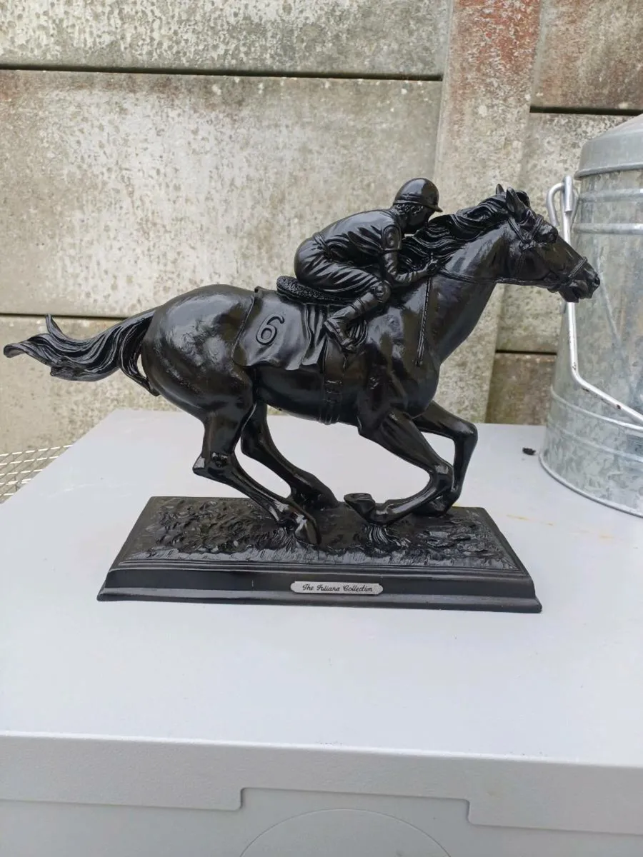 Vintage Horse Racing Figure - Image 4