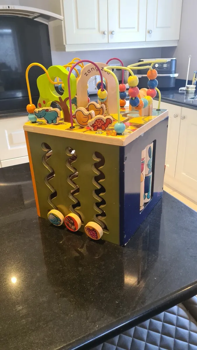 Wodden Activity Cube - Image 3