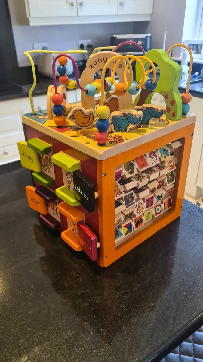 Wodden Activity Cube - Image 1