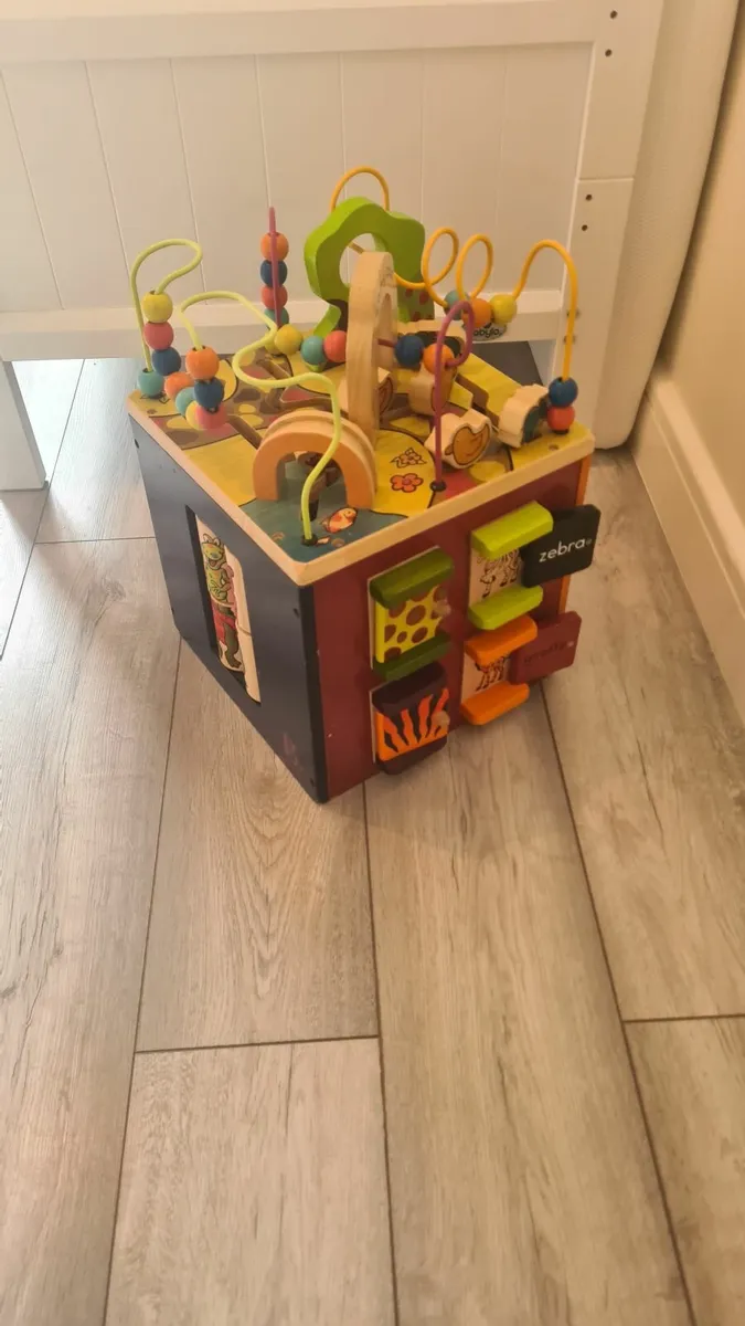 Wodden Activity Cube - Image 2