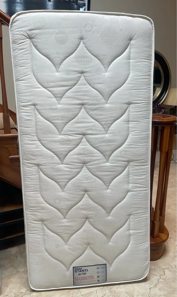 2 x Premium Quality Thick Clean Single Mattresses - Image 1