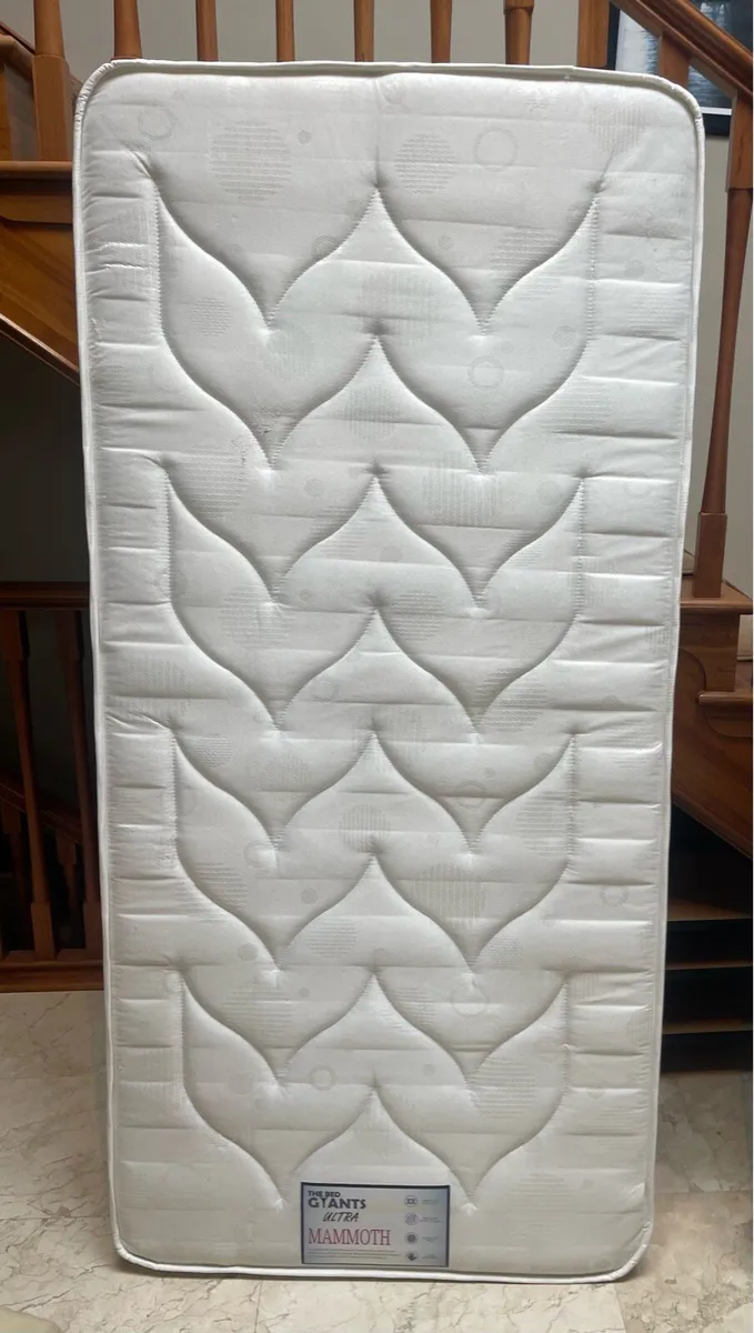 2 x Premium Quality Thick Clean Single Mattresses - Image 3