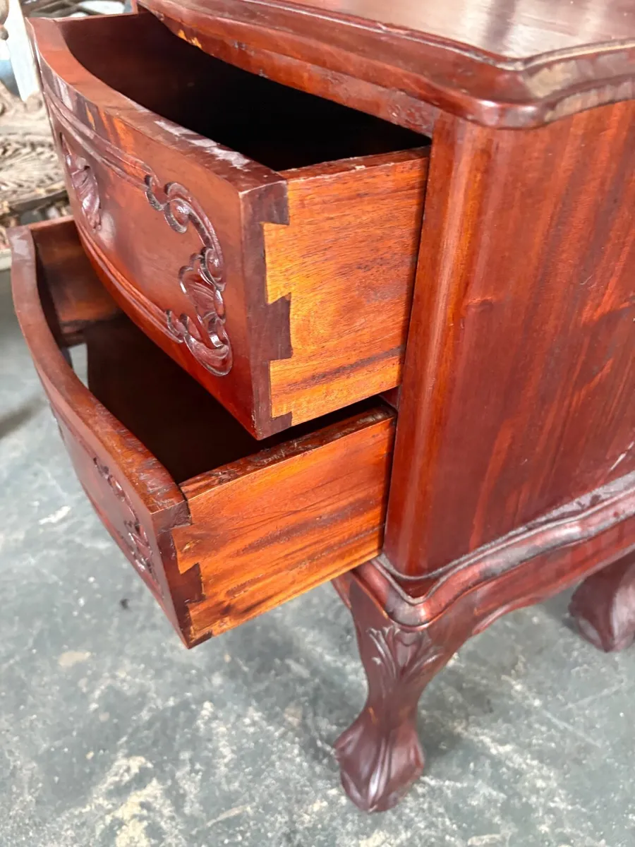 Solid Mahogany Bedside Cabinets - Image 1