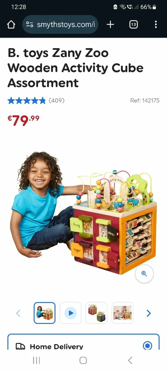 Wodden Activity Cube - Image 4