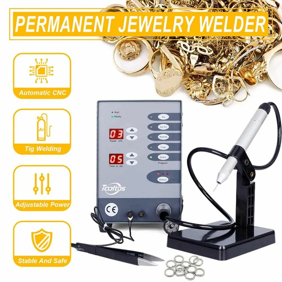 CNC Pulse Argon Arc Tig Jewelry Spot Welder - Image 1