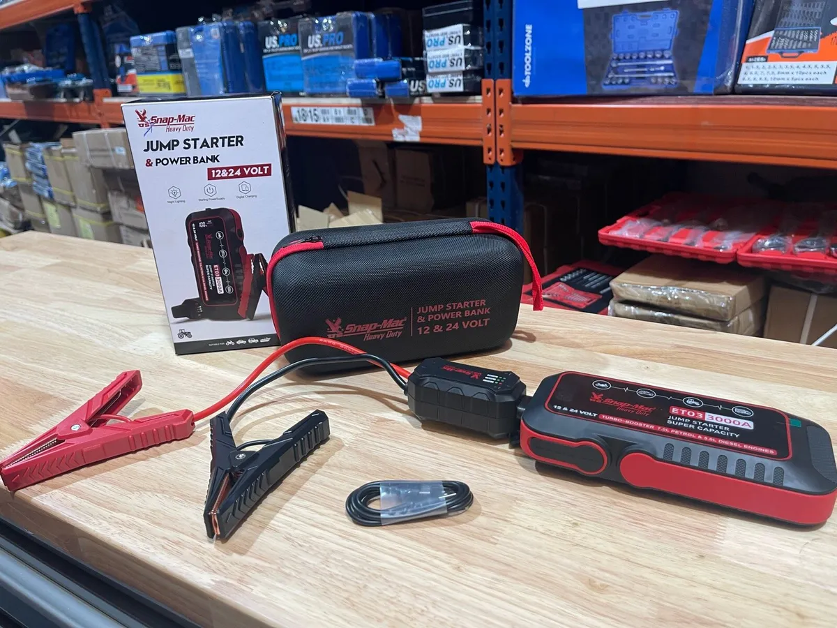MINI SNAPMAC 12/24VOLT JUMP PACKS - Image 1