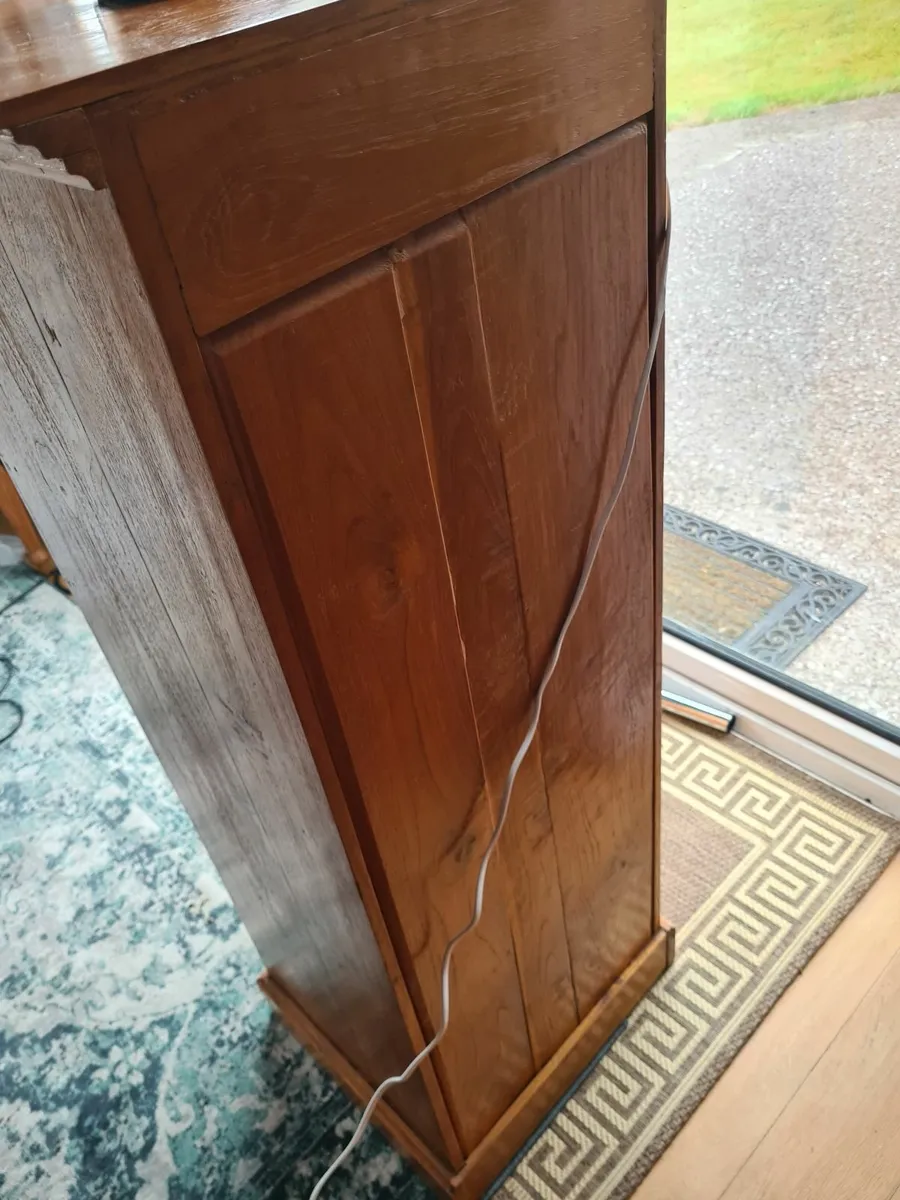 Bespoke teak TALL BOY - Image 4