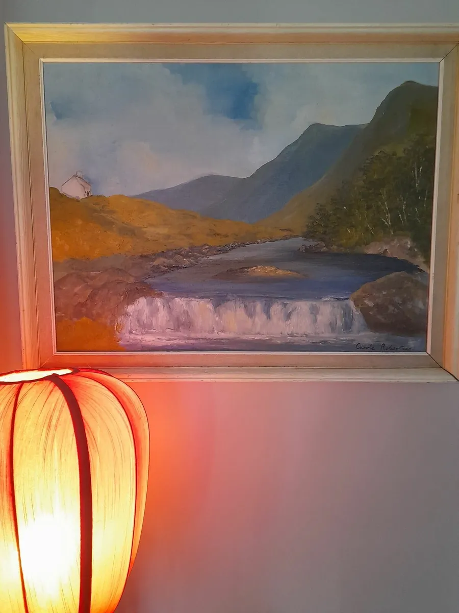 Oil on Board Painting - Image 1