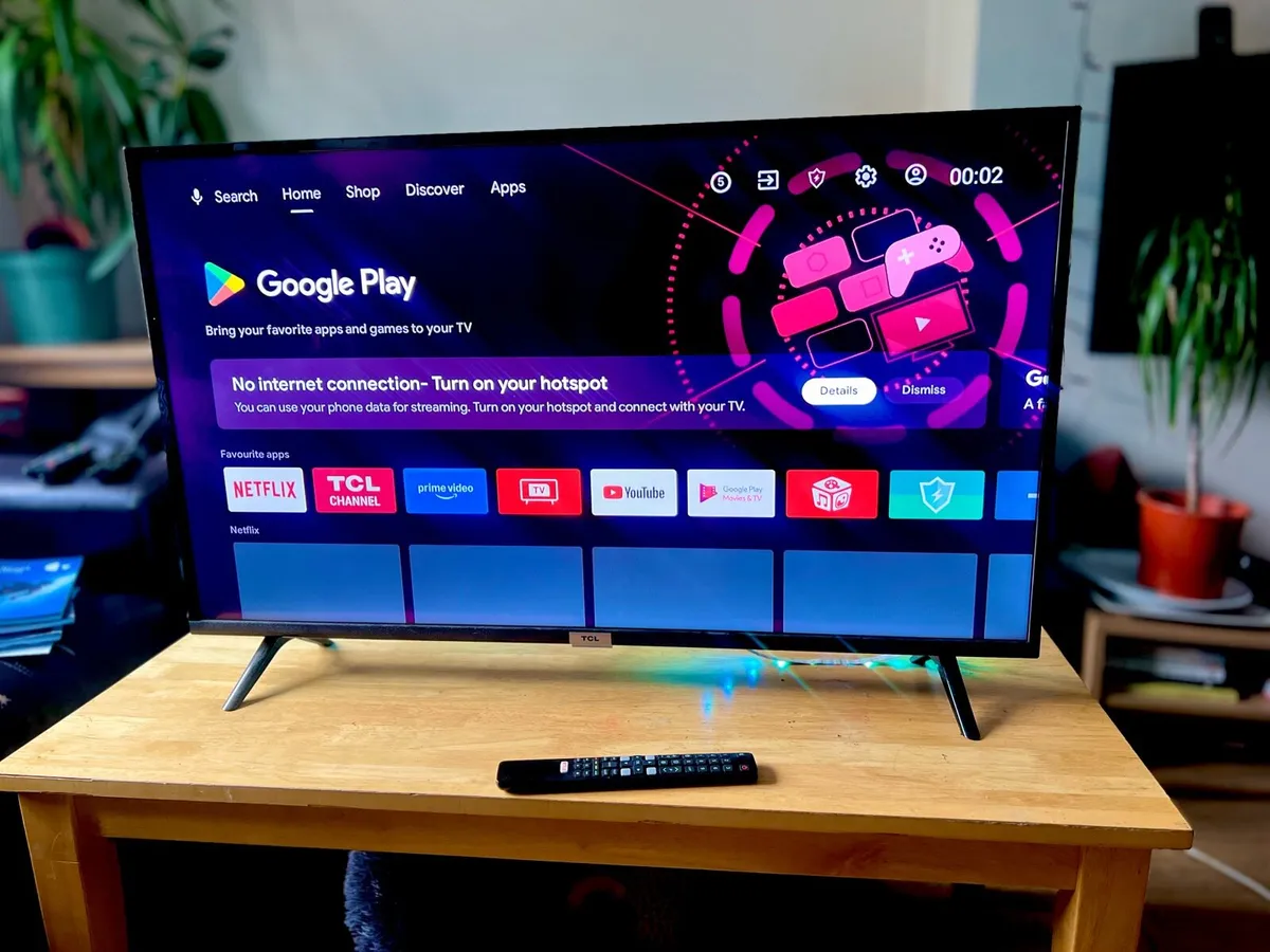 TCL 40 LED Full HD HDR Android Smart TV - Image 1