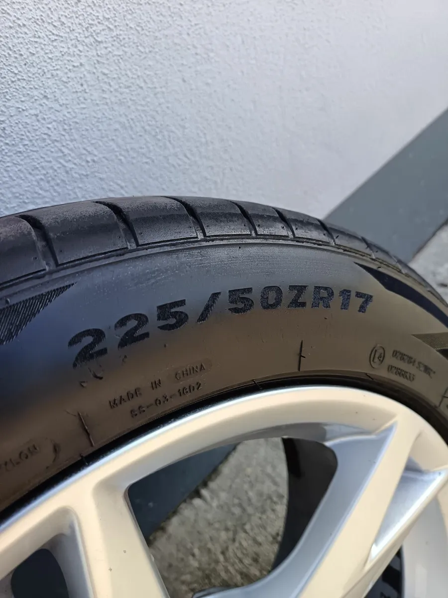 17” Genuine Audi A4 Alloy Wheels And Tyres - Image 3