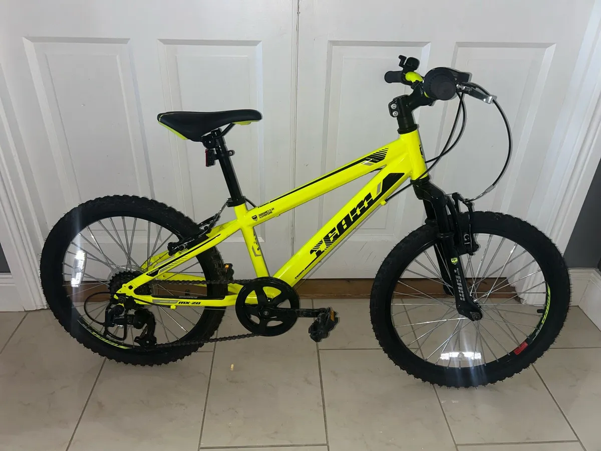 neon yellow bike - Image 1