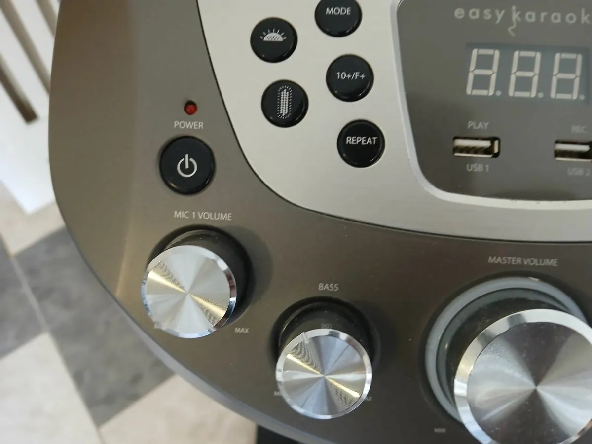 Karaoke Bluetooth Karaoke System with Lights - Image 2
