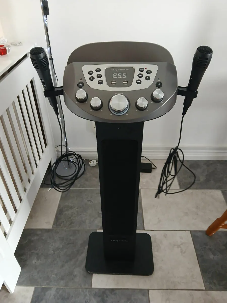 Karaoke Bluetooth Karaoke System with Lights - Image 1