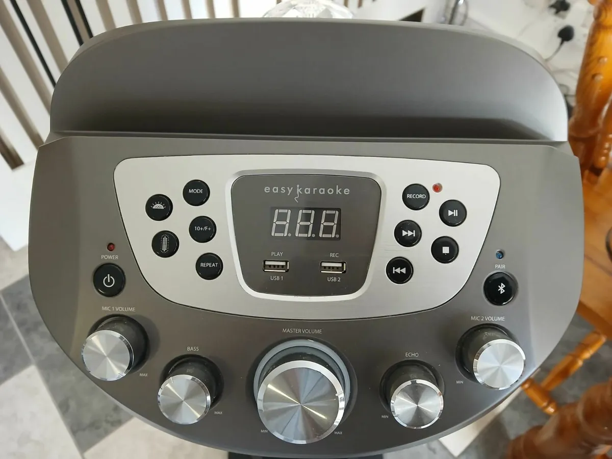 Karaoke Bluetooth Karaoke System with Lights - Image 3