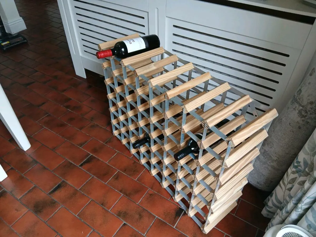 Modern wine rack. - Image 2