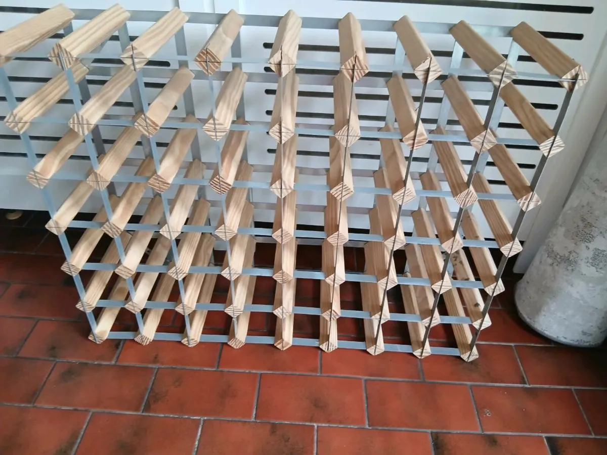 Modern wine rack. - Image 4