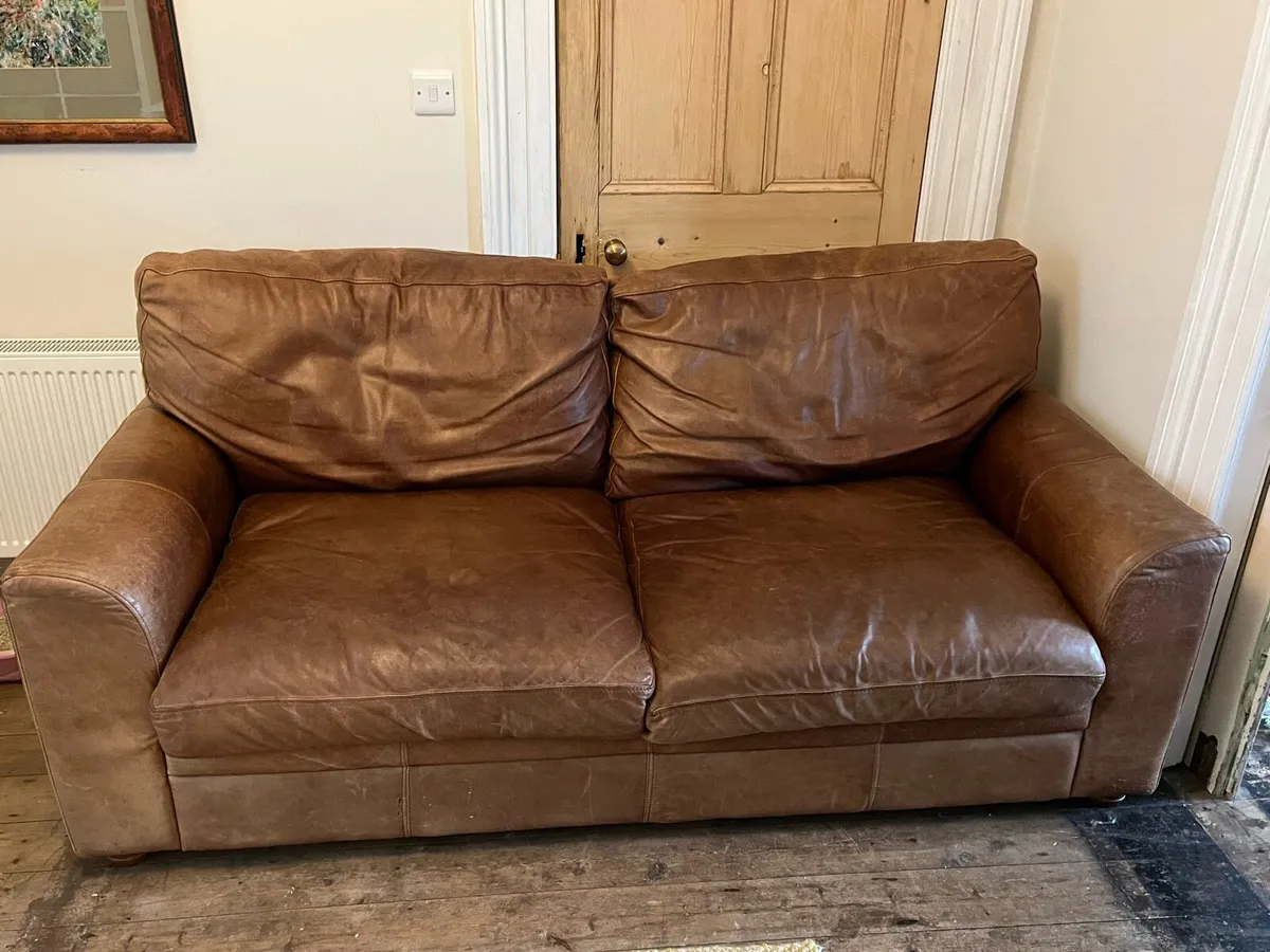 Leather couch