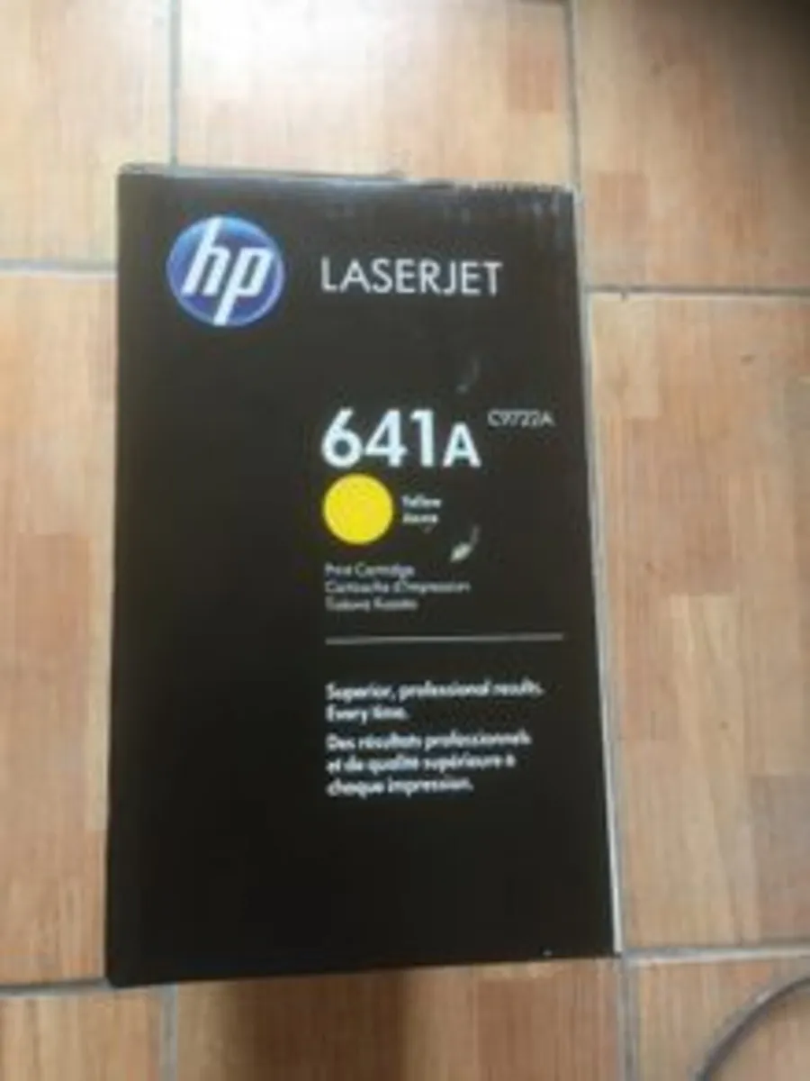 HP 641A Yellow LaserJet Toner Cartridge C9722A - Image 1