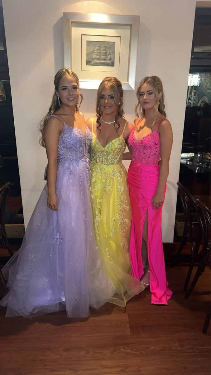 yellow ty ball/debs dress - Image 1
