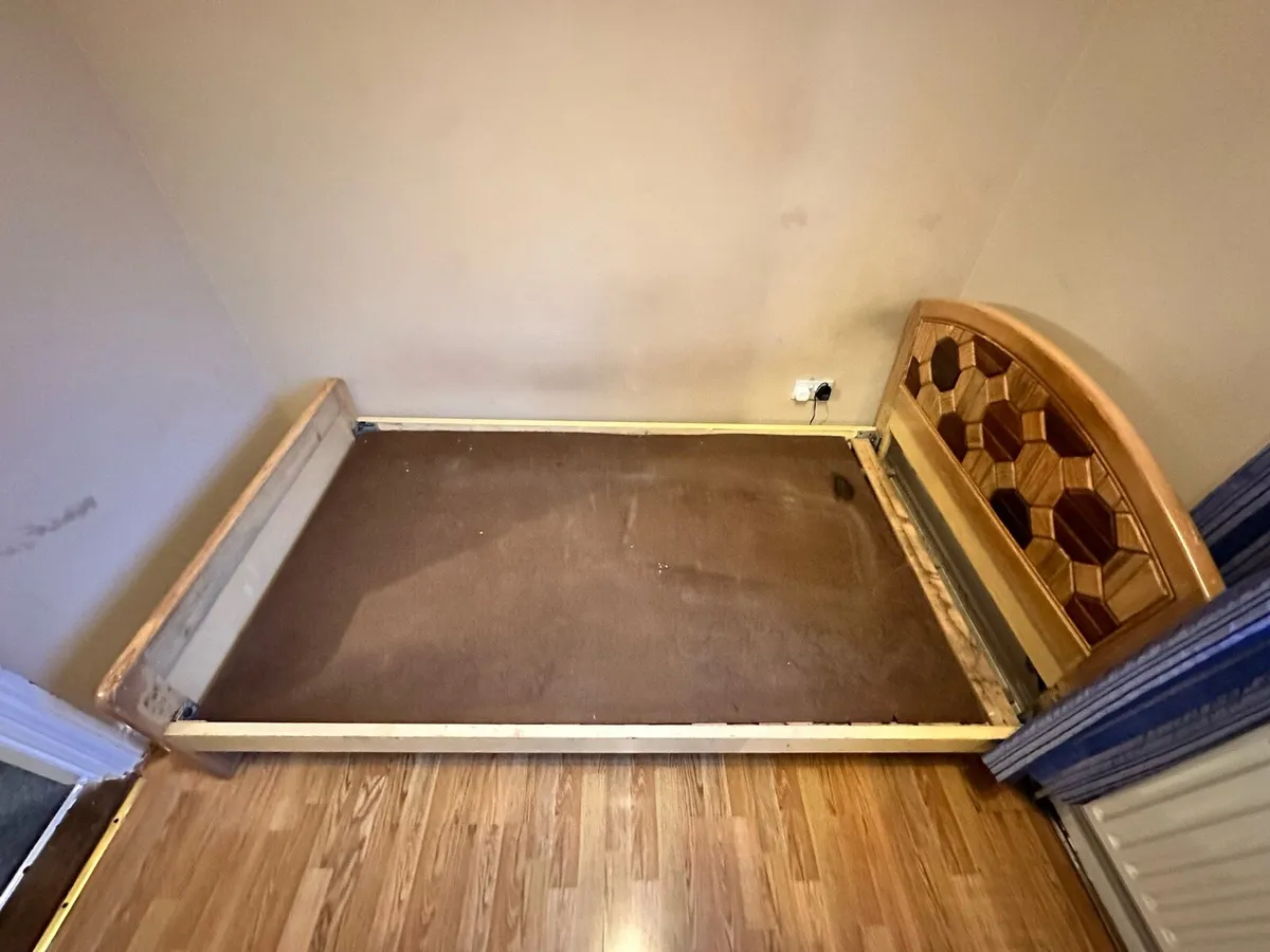 Single Bed frame and single mattress - Image 1
