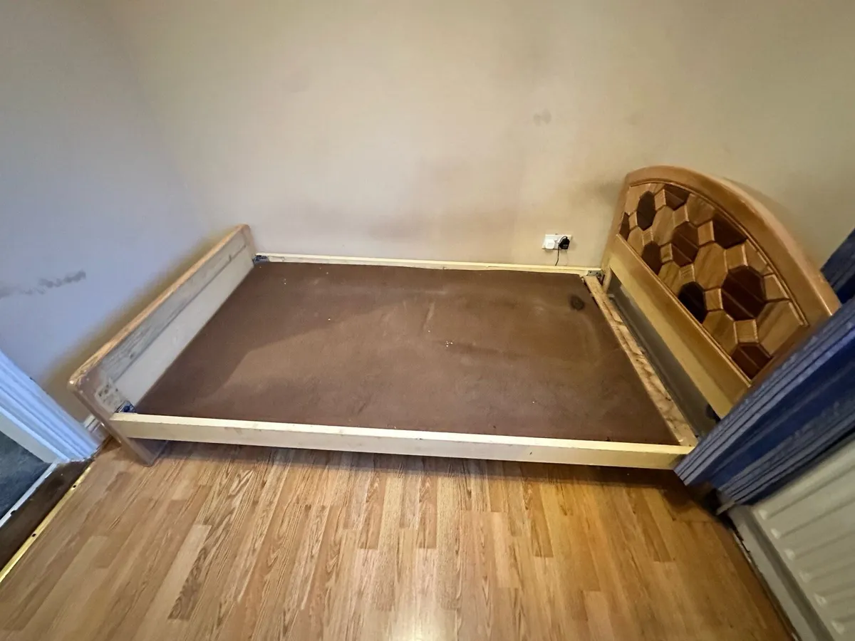Single Bed frame and single mattress - Image 2
