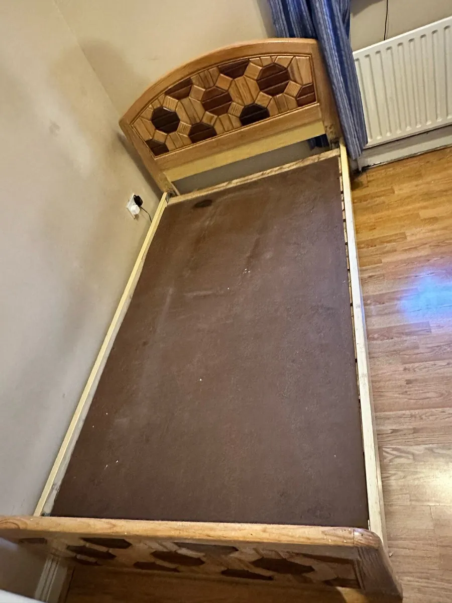 Single Bed frame and single mattress - Image 3