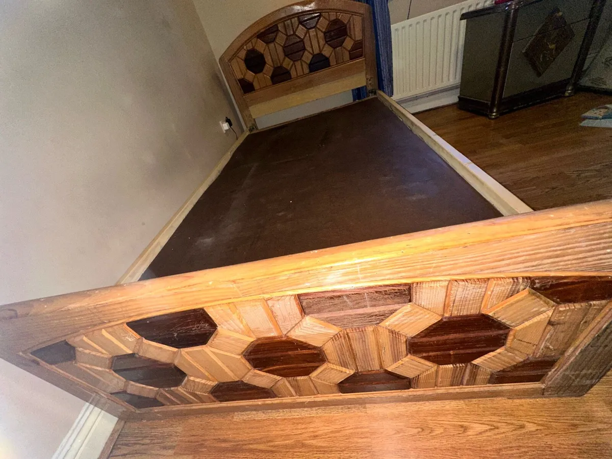 Single Bed frame and single mattress - Image 4