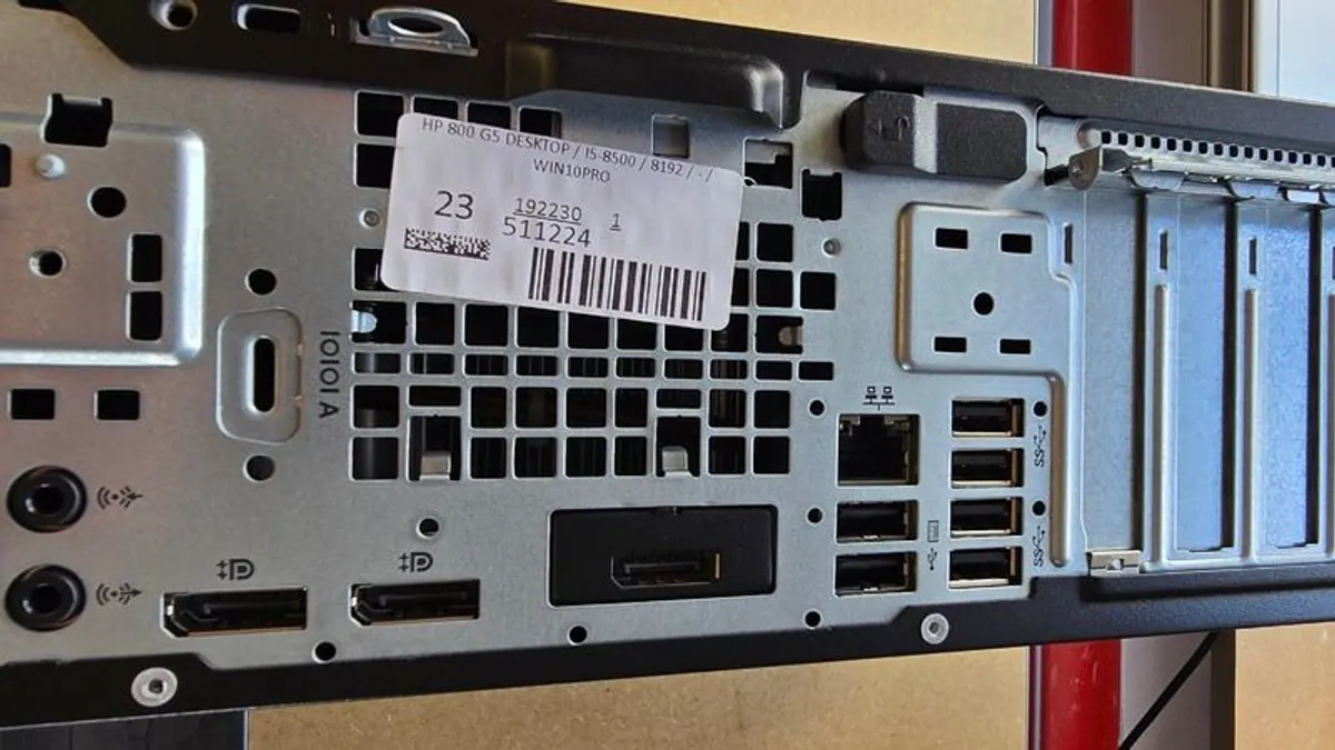 Hp 800 G5 Elitedesk Pc | Intel I5-8500 | 8GB Ram | 250GB Ssd - Image 3