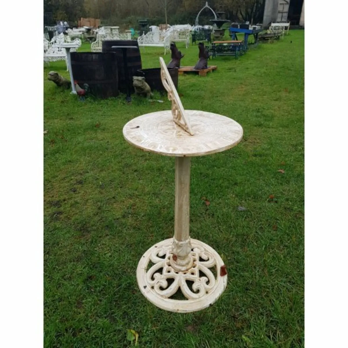 Sun Dial – Freestanding – Cast Iron – Large – H28