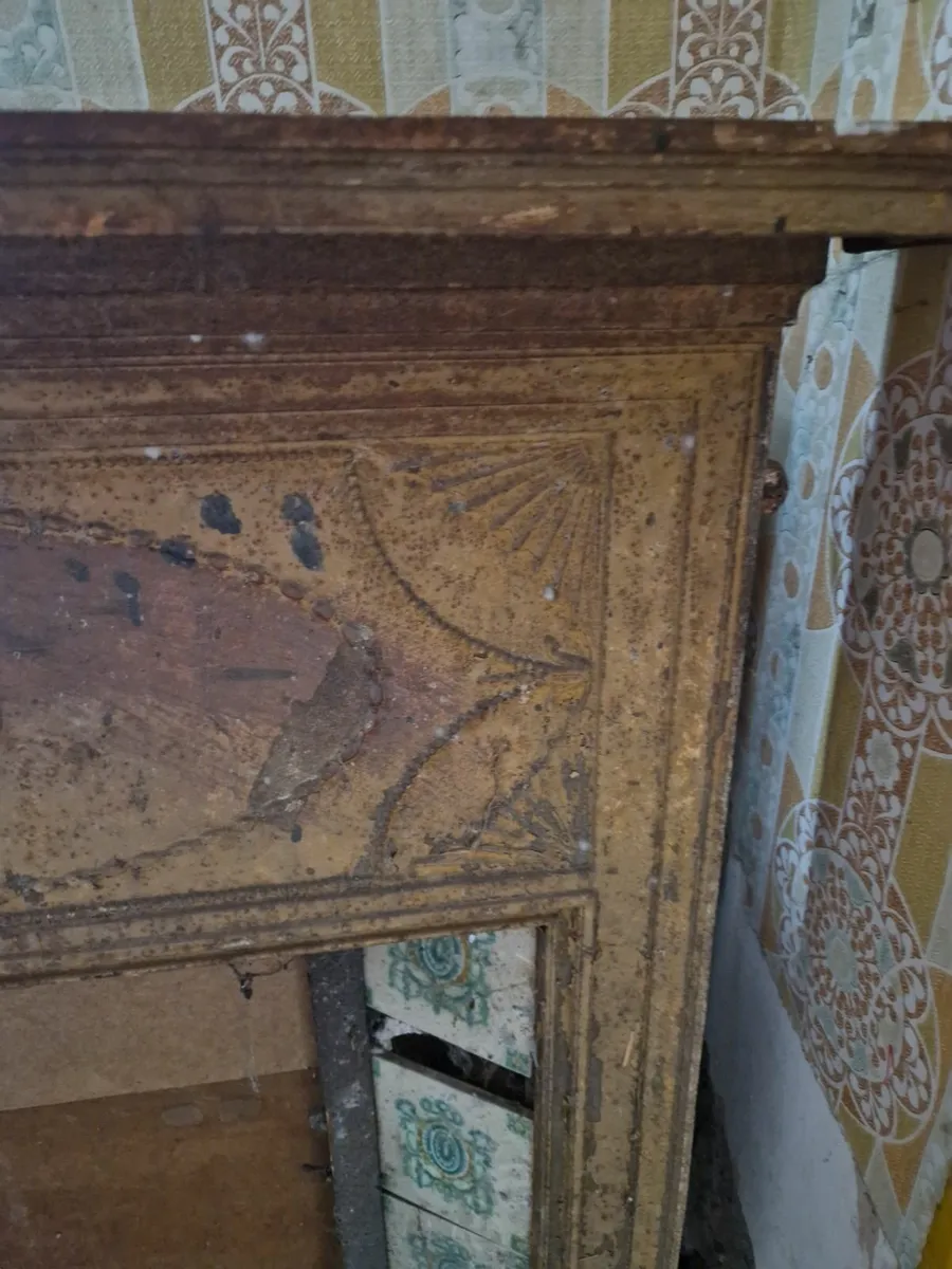 Vintage Cast Iron Fire Place - Image 2