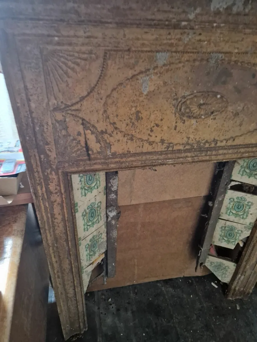 Vintage Cast Iron Fire Place - Image 3