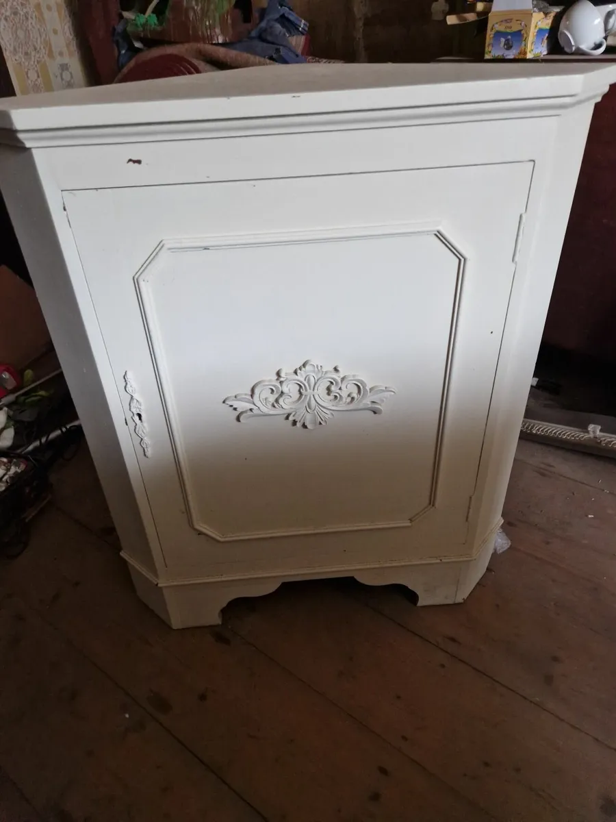 Vintage Bottom Corner Cabinet - Image 1