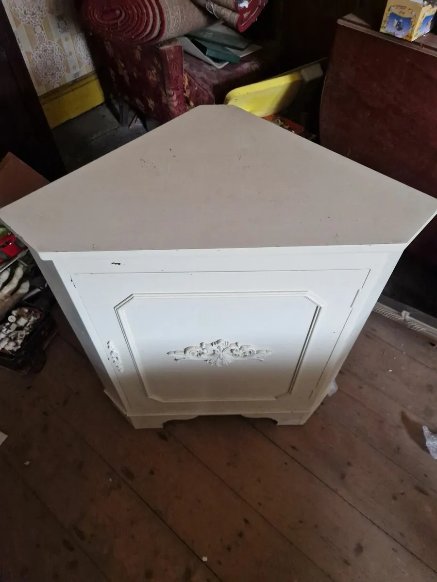 Vintage Bottom Corner Cabinet - Image 2