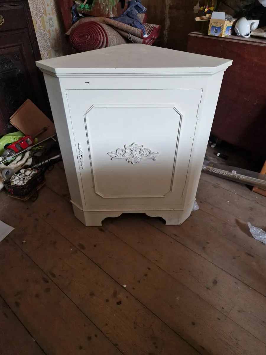 Vintage Bottom Corner Cabinet - Image 3