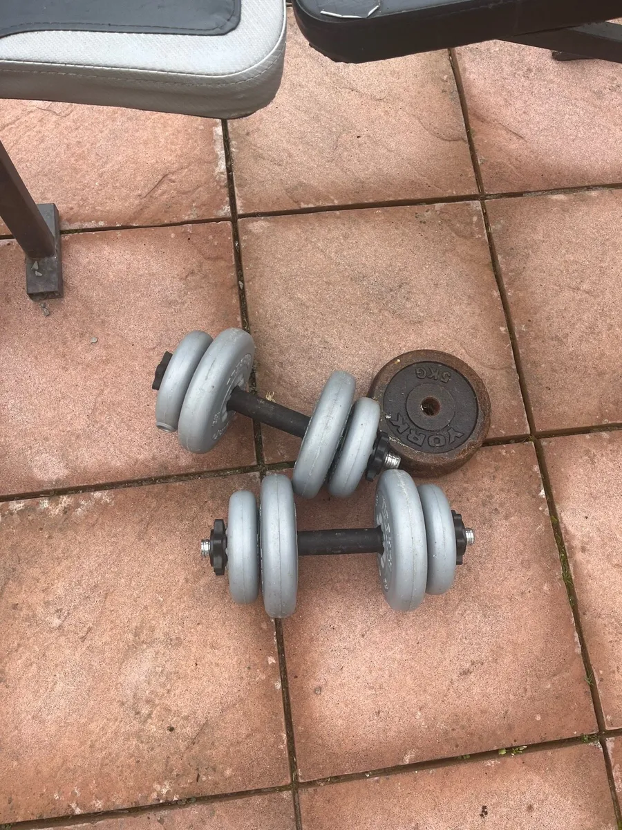 Barbell Bench Dumbbell+Plates/Weights - Image 2
