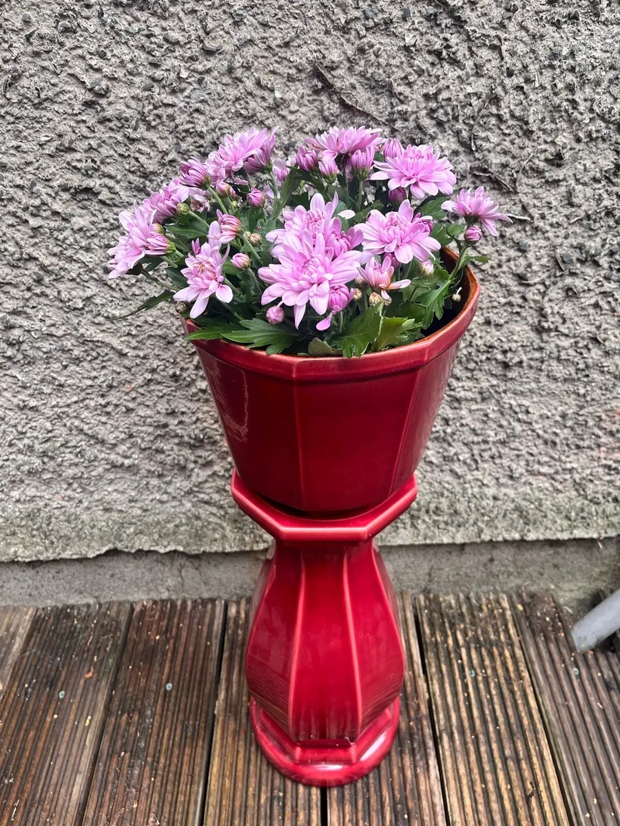 Vintage glazed jardiniere