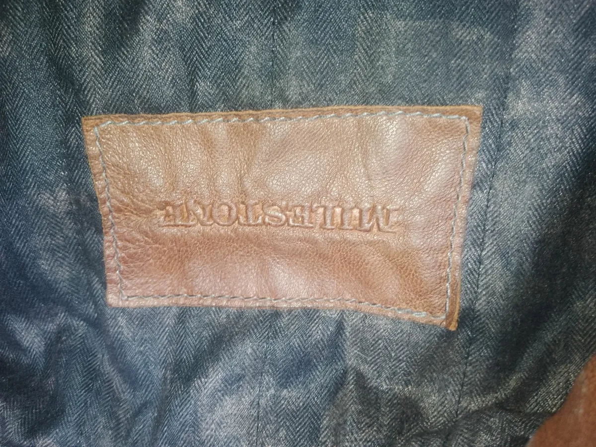 BRAND NEW MILESTONE LEATHER JACKET NEVER WORN - Image 4