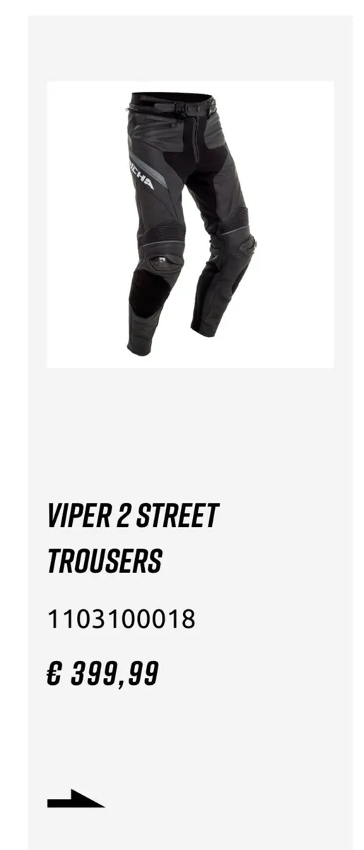 Genuine Richa Racing - Motorbike Leather Trousers - Image 3