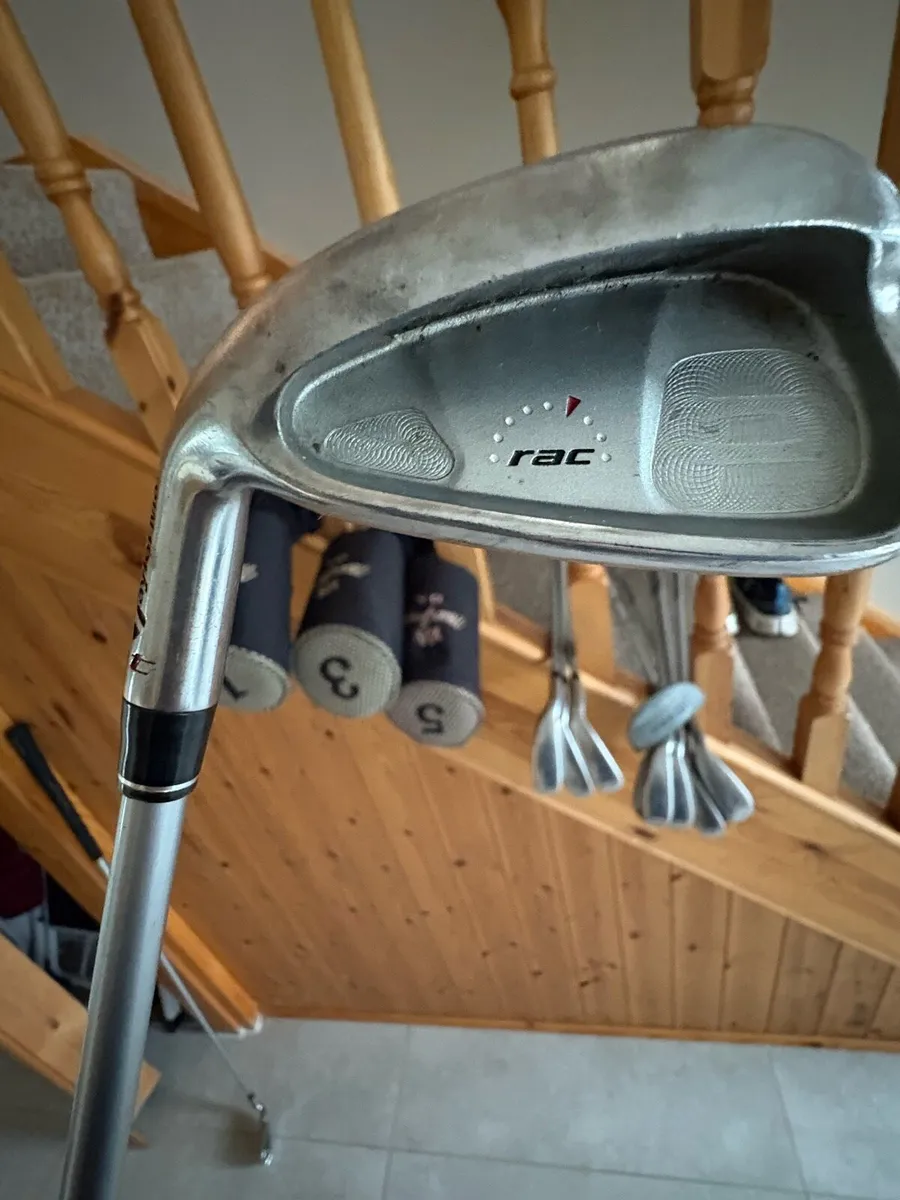 Left Handed Full Set Taylormade RAC Graphite Irons - Image 3