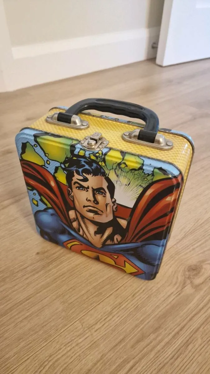 Superman Tin Lunchbox - Image 1