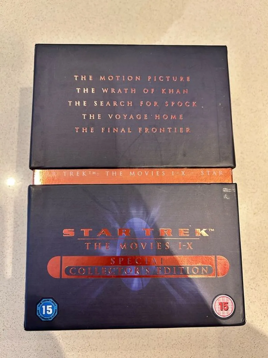 Star Trek Dvd box set (Movies I -X) Collectors Edition - Image 1