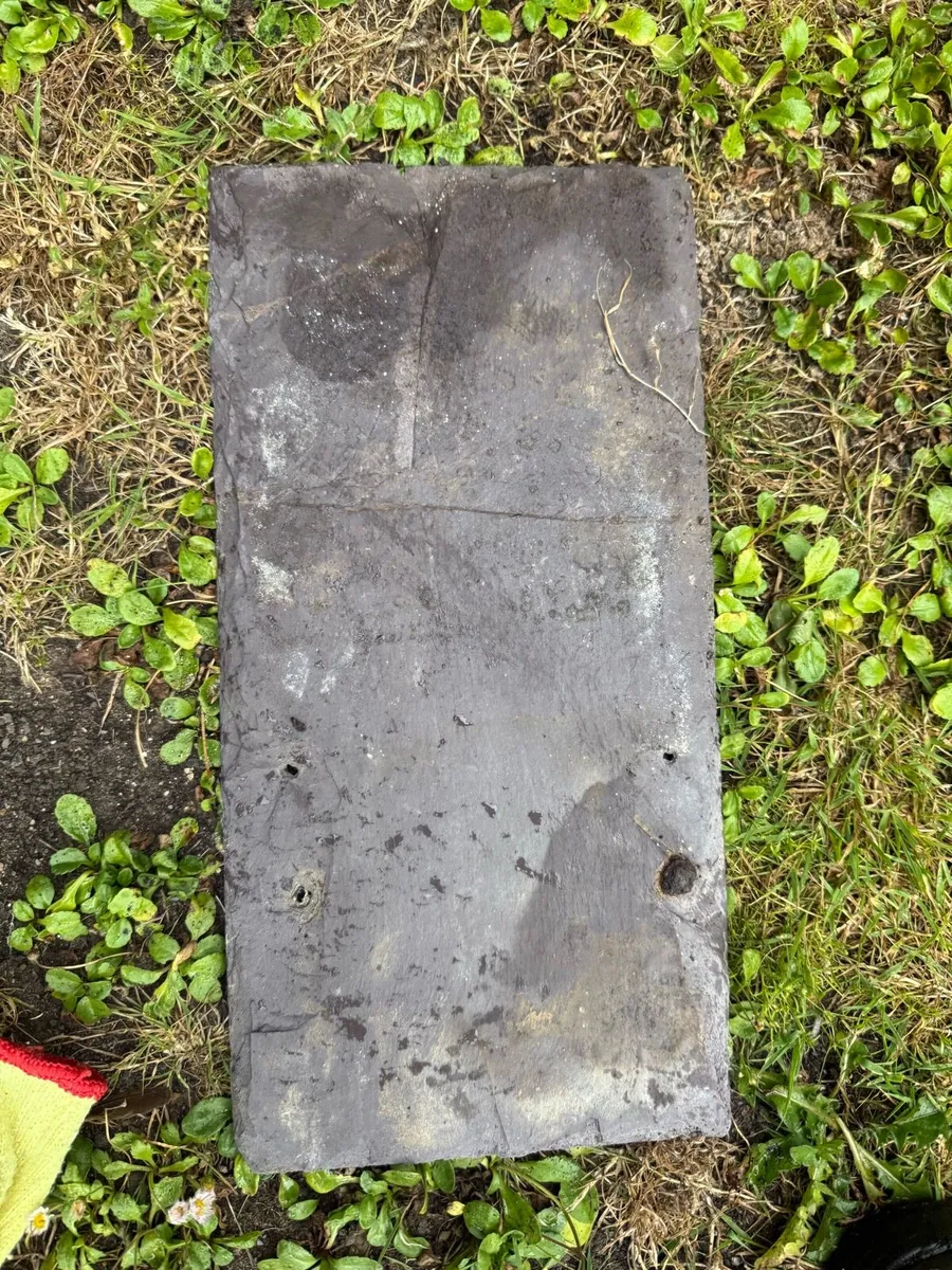 Roof slates and patio slabs - Image 1