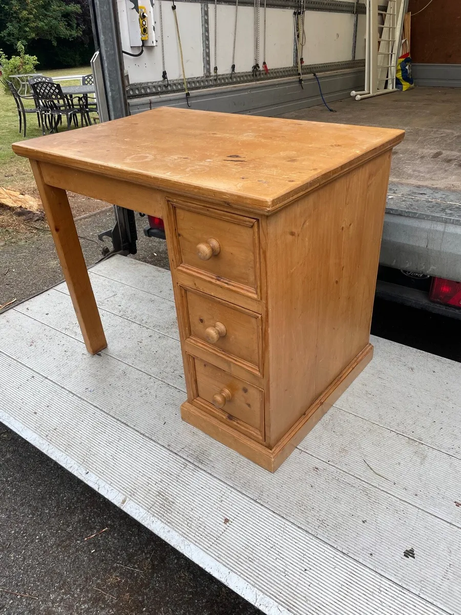Solid wooden study desk - Image 2