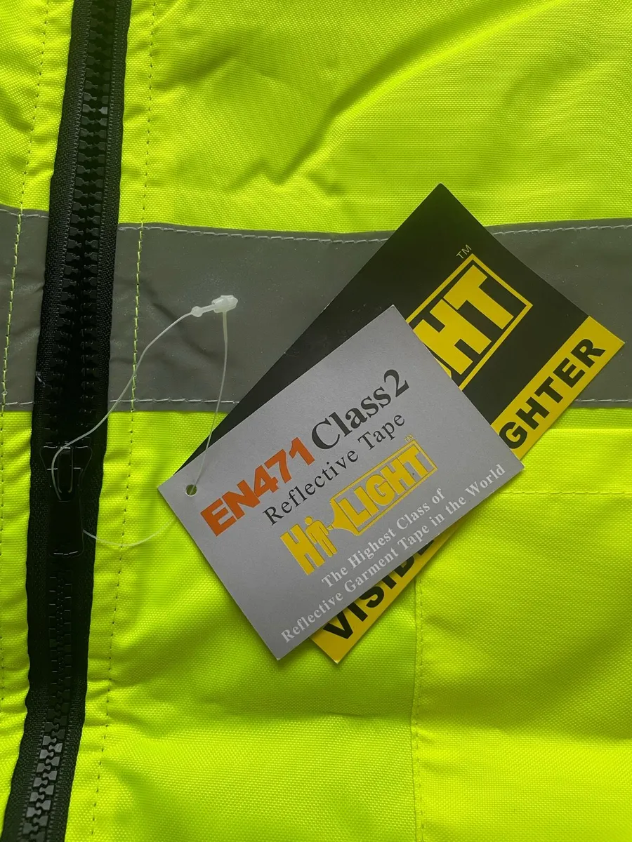 Set of 3 High Visibility Safety Vests Brand New - Image 4