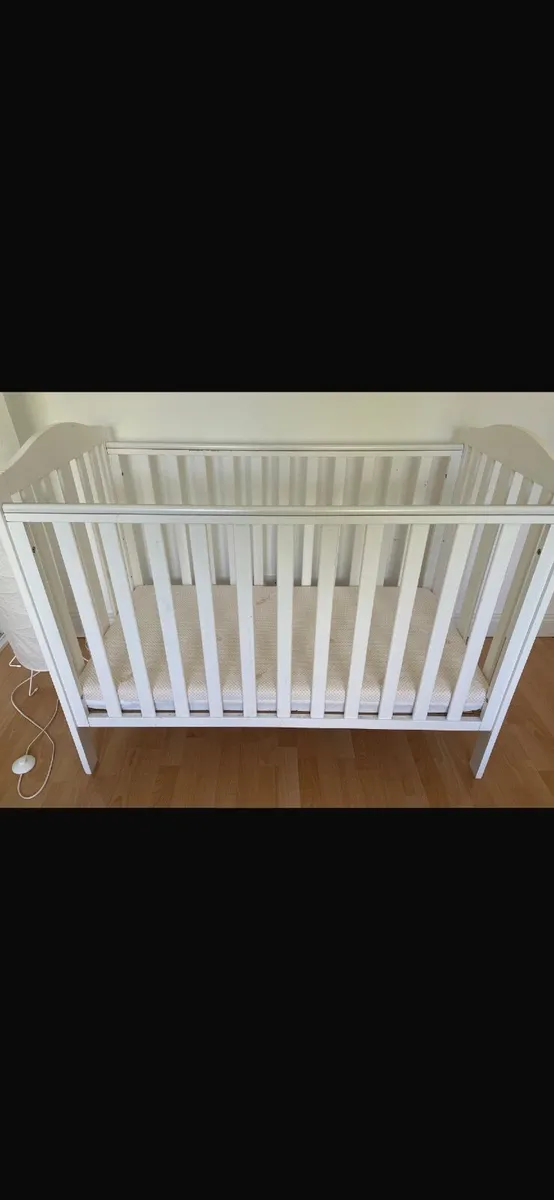 Baby Cot and Mattress - Image 1