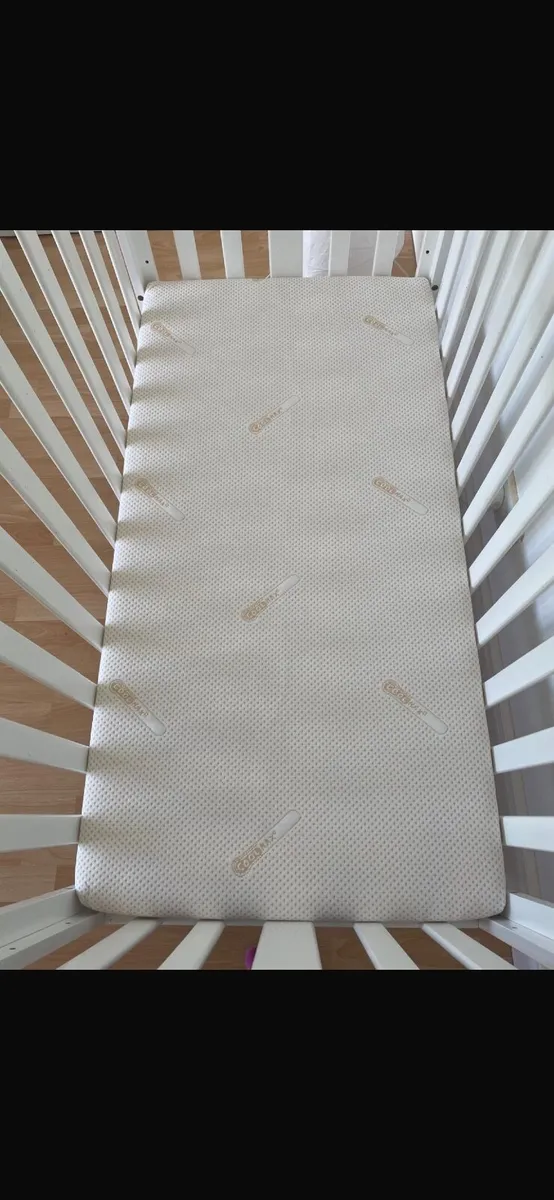 Baby Cot and Mattress - Image 3