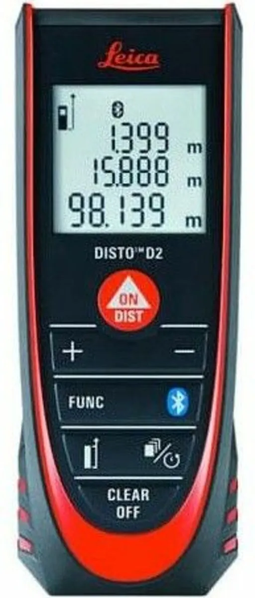 Leica DISTO D2 BT Laser Distance Meter, 100m. - Image 1