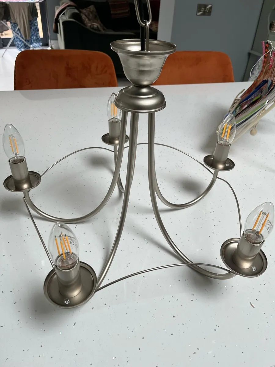 5 light  ceiling chandelier - Image 4